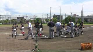 2017年8月5日　豊中サンマテオ親善交流野球チーム　紅白戦1