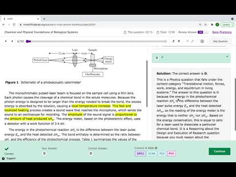 MCAT CHEM/PHYS SECTION BANK PASSAGE BREAKDOWN | To UNDERSTAND Mcat ...