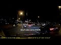 dod ls500w 2ch dash cam at night. test on sydney roads.