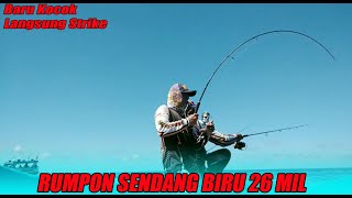 Mancing di Rumpon Sendang biru   26 mil  rumah predator gigi tajam tengiri gagak