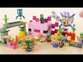 レゴ マインクラフト ウーパールーパーハウス 21247 ／ lego minecraft the axolotl house speed build u0026 review