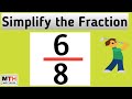 How to simplify 6/8 (Simplifying fractions) || 6/8 simplified