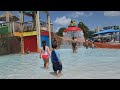 Meli & Sam visiting for the first time Paradise Cove Water Park ! so much Fun