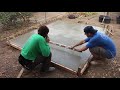 How to Pour a Concrete Shed Slab! DIY!