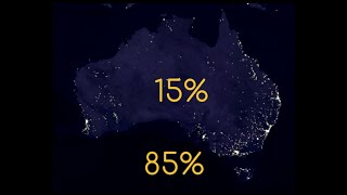 ஆஸ்திரேலியாவில் 85% பேர் கடற்கரையில் வாழ்கின்றனர் (மற்றும் பிற கவர்ச்சிகரமான மக்கள்தொகை முறைகள்)