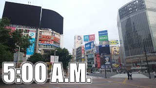 Shibuya at 5:00 A.M. in 360° VR Video