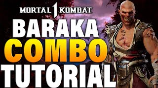 Mortal Kombat 1 Baraka Combos - Mortal Kombat 1 Baraka Combo Tutorial