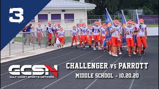 Challenger vs Parrott Middle School - 20Oct2020: 3rd Quarter