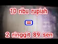 TERUNGKAP! 10 ribu rupiah berapa ringgit Malaysia