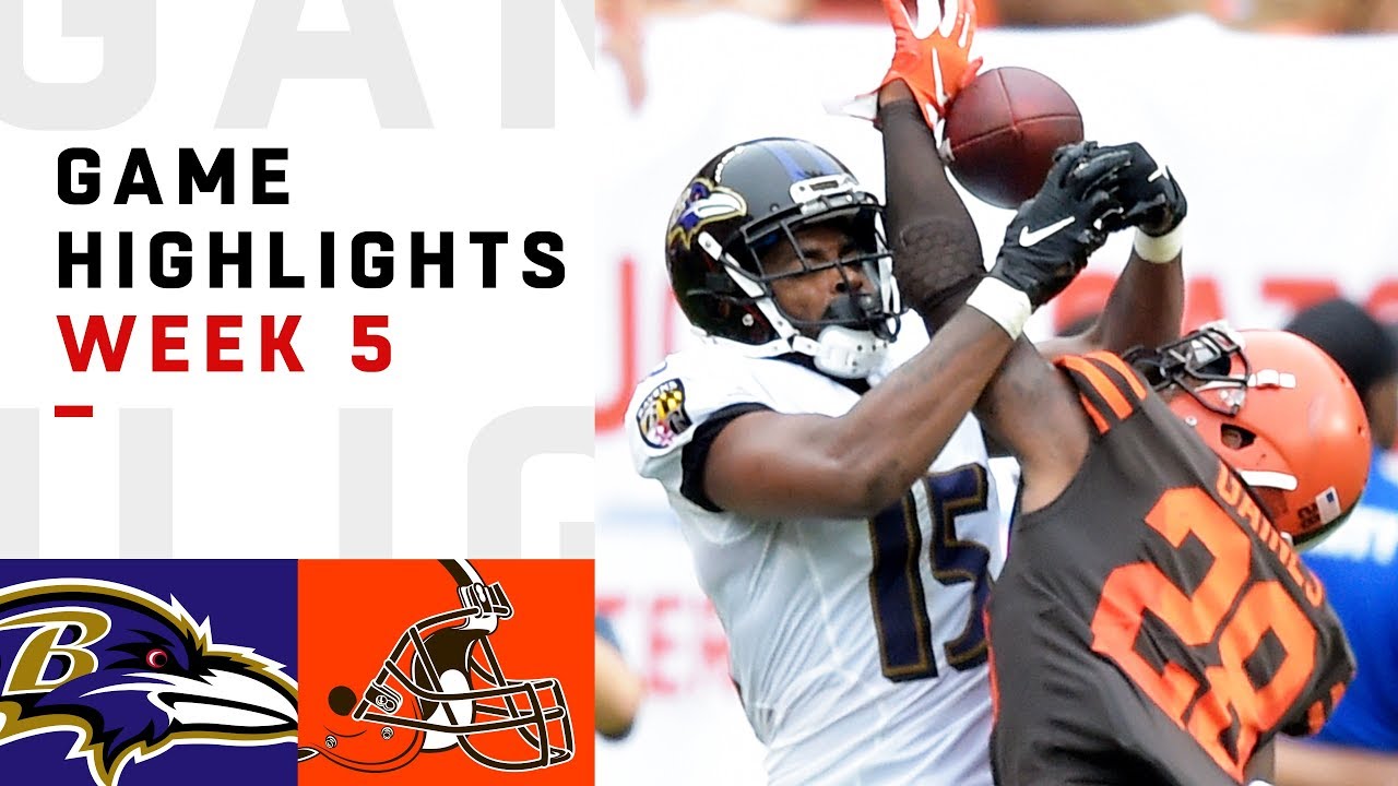 Ravens Vs. Browns Week 5 Highlights | NFL 2018 - YouTube