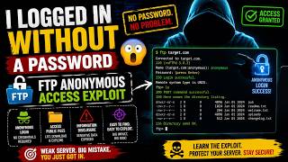 I Logged In WITHOUT a Password 😳 | FTP Anonymous Access Exploit