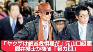 「ヤクザは絶滅危惧種だ」元山口組顧問弁護士が語る「暴力団」を取り巻く環境 - ニュース24x7