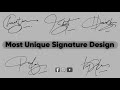 Your Name❗| Most Unique design Requested Signature | #signature @AnupCalligraphy