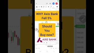 Axis Bank: Why it fell 5% #stockmarket