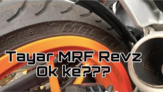 Ok ke tayar standard KTM Duke 200? (Tayar MRF Revz)