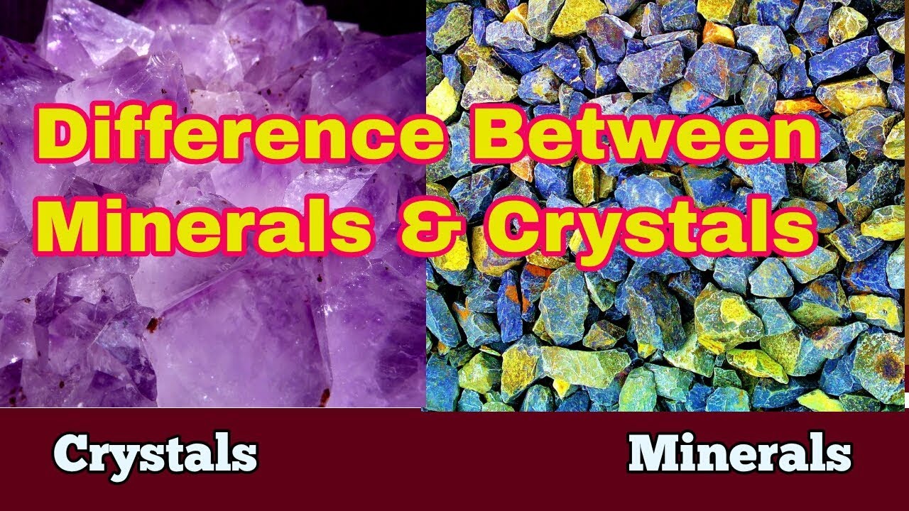 What Is Difference Between Minerals And Crystals ? - YouTube