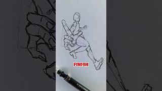 Mastering Awkward Angles: My Unique Character Drawing Process #art #foryou #shorts #tutorial #sketch