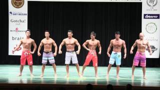 2016.10.15 NPCJ BEEF SASAKI CLASSIC Prejudge Men’s Physique novice -175cm