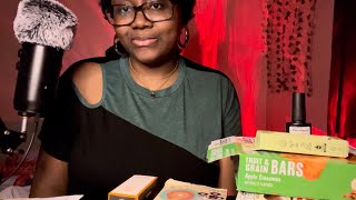 gum chewing asmr • going through empties