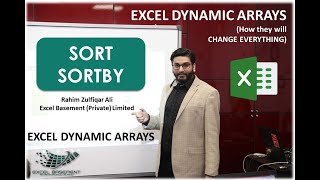 Sort & SortBy Function - Excel Dynamic Array