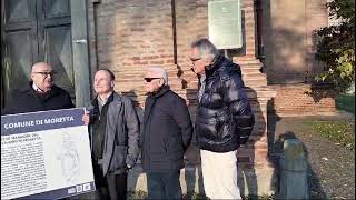 pannelli tattili: consegna al Sindaco di Moretta e al CDA del Santuario