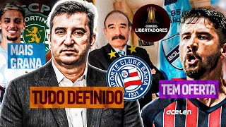 BAHIA DEFINE TUDO PARA estreia LIBERTADORES MERCADO DA BOLA+ DINHEIRO AINDA POR ATACANTE E PROPOSTA