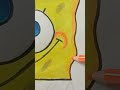 one drawing but 4 different styles 🤩😱 | SpongeBob in 4 styles #art#drawing#ytshort
