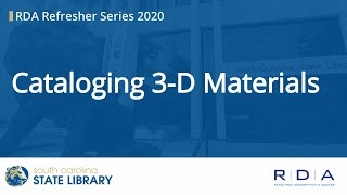 Cataloging 3-D Materials