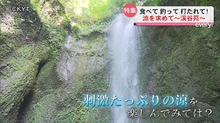 食べて、釣って、打たれて！涼を求めて「渓谷苑」