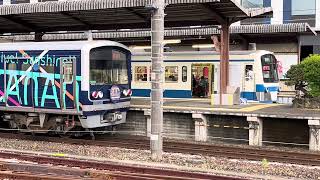 伊豆箱根鉄道駿豆線1300系1302F(当社オリジナルカラー)三島駅発車‼️