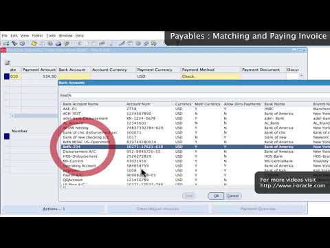 Oracle Training - Accounts Payable in Oracle E-Business Suite R12 (1080p - HD)