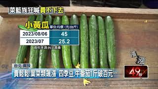 颱風過境菜價狂飆！ 1斤「破百元」 菜籃族：買不下去