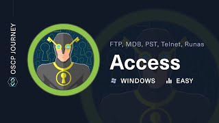 HackTheBox Access Walkthrough | FTP, MDB, PST, Telnet, Runas