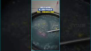 煮粥新發現？滴醋後粥變色，網友：這熬的是酸鹼指示劑吧！😂#廚房趣事 #化學實驗