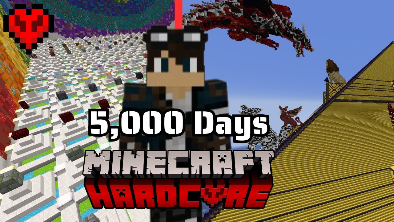 I Survived 5 000 Days In Hardcore Minecraft Youtube