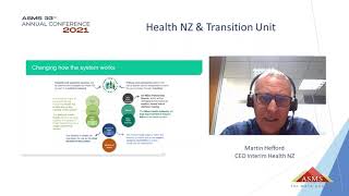 ASMS Conference 2021 - Presentation from Transition Unit