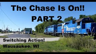 Escanaba \u0026 Lake Superior Railroad Switching Tanker Cars In Wausaukee, WI (PART 2) | Jason Asselin