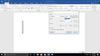 Microsoft Word  |  how to sort  درس ۷:‌ چگونه لیست را به اساس حروف الفبا مرتب کرد