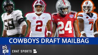 Cowboys Draft: NFL Draft Targets Ft. Shaun Wade, Andre Cisco, Penei Sewell & Trading Down | Mailbag