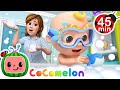 Big Bubble Bath Song and Swim Play! + MORE CoComelon Nursery Rhymes & Songs