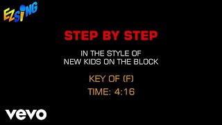 New Kids On The Block - Step By Step Karaoke Ez Sing