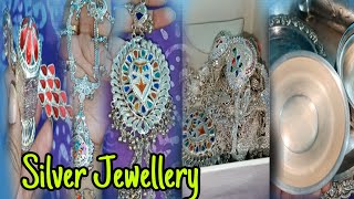 নতুন বৌয়ের রূপোর গয়না|| রূপোর বাসন|| Silver jewellery collection #minivlog #silverjewllery