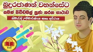 බුදුරජාණන් වහන්සේට පිච්ච මල් පූජාකරන ගාථාව හා අර්ථය | jasmine flower  MAGADHI Creations