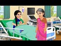 गरीब जेठानी का एक कमरा vs अमीर देवरानी का 5 कमरा hindi cartoon stories 1 room for poor sister in