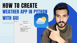 Build a Real-Time Weather App in Python | Tkinter and OpenWeatherMap API Tutorial