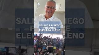 Salinas Pliego presume Elektra lleno y se viraliza en redes #shorts