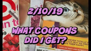 2/10/19 WHAT COUPONS DID I GET??? | 3 INSERTS IN MY REGION | TARGET PREVIEW