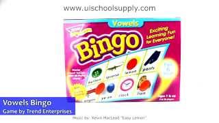 Vowels Bingo Game by TREND Enterprises TRET6066