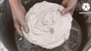 Reuse Cement Water Crumbling ASMR