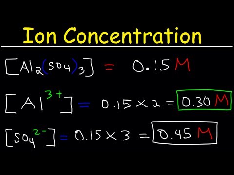 Ion Concentration in Solutions From Molarity, Chemistry Practice Problems Ion Concentration in Solutions From Molarity, Chemistry Practice Problems